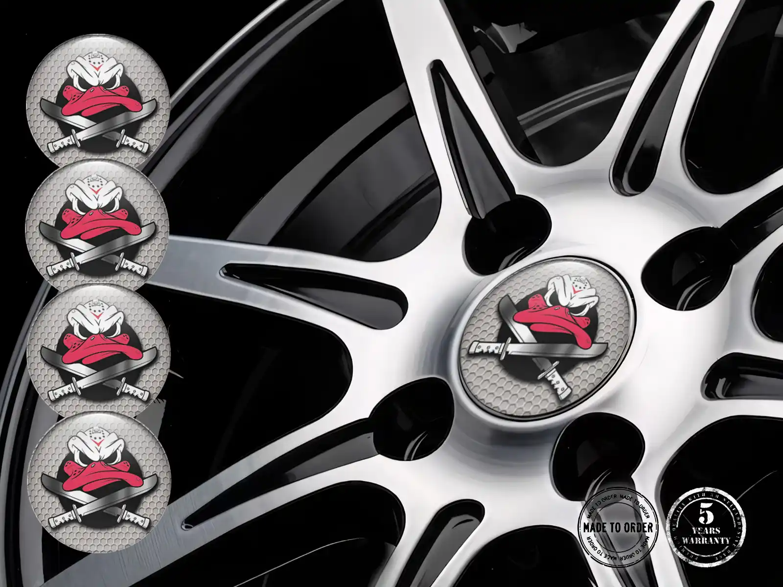 Wheel Badges Style Pro Racing Quantum Thrust Grid